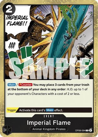 Imperial Flame (OP08-094) [Two Legends] Foil One Piece Single Bandai