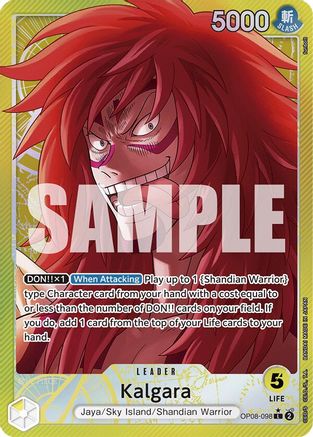 Kalgara (098) (Parallel) (OP08-098) [Two Legends] Foil One Piece Single Bandai