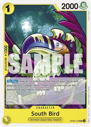 South Bird (OP08-100) [Two Legends] One Piece Single Bandai