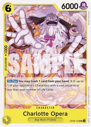 Charlotte Opera (OP08-102) [Two Legends] One Piece Single Bandai