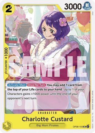 Charlotte Custard (OP08-103) [Two Legends] One Piece Single Bandai