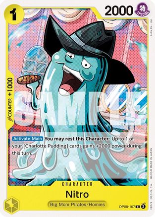 Nitro (OP08-107) [Two Legends] One Piece Single Bandai