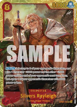 Silvers Rayleigh (OP08-118) [Two Legends] Foil One Piece Single Bandai