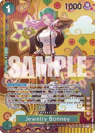 Jewelry Bonney (SP) (ST02-007) [Two Legends] Foil One Piece Single Bandai
