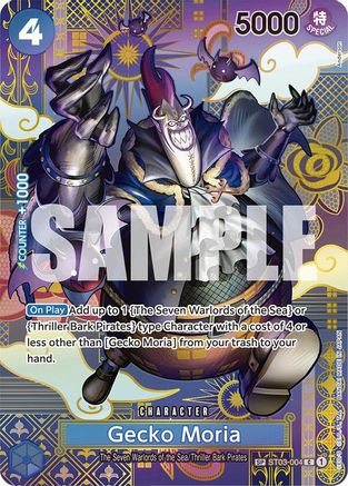 Gecko Moria (SP) (ST03-004) [Two Legends] Foil One Piece Single Bandai