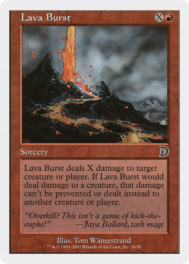 Lava Burst (DKM-016) [Misc] Deckmasters MTG Single Wizards of the Coast