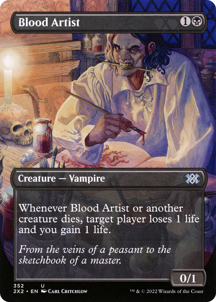 Blood Artist (2X2-352) [Double Masters 2022] (Borderless) MTG Single Wizards of the Coast