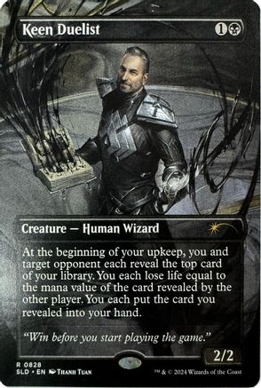 Keen Duelist (SLD-828) [Secret Lair] Drop Series MTG Single Wizards of the Coast
