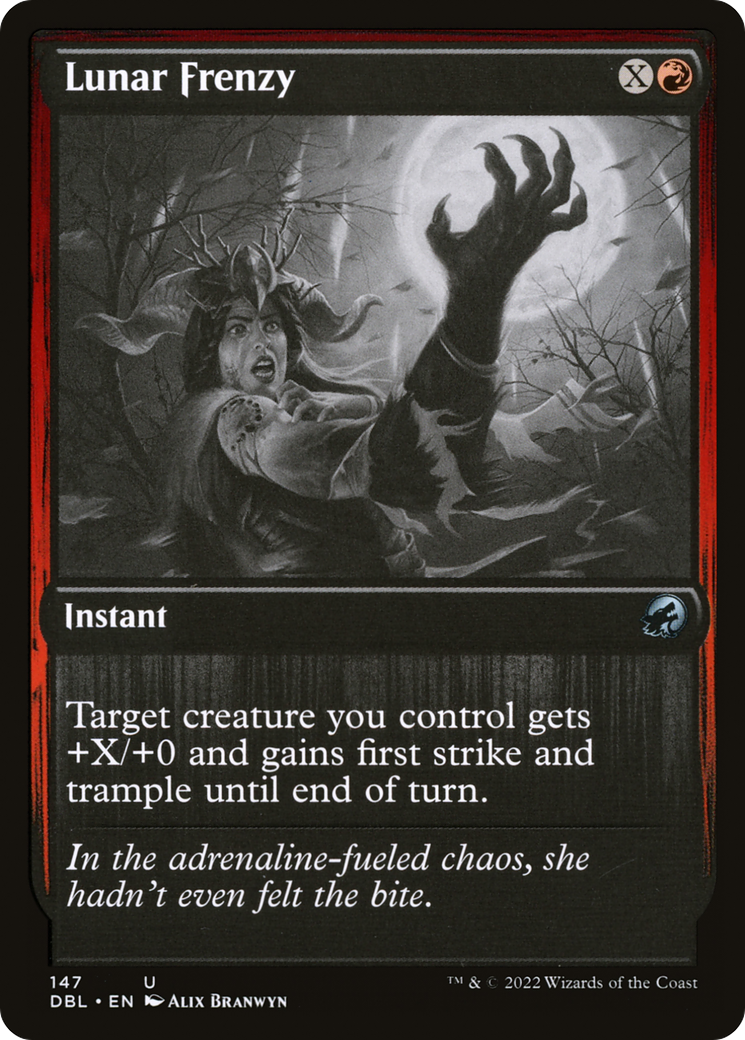 Lunar Frenzy (DBL-147) [Innistrad: Double Feature] MTG Single Wizards of the Coast