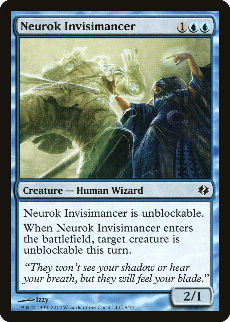 Neurok Invisimancer (DDI-008) [Misc] Duel Decks: Venser vs. Koth MTG Single Wizards of the Coast