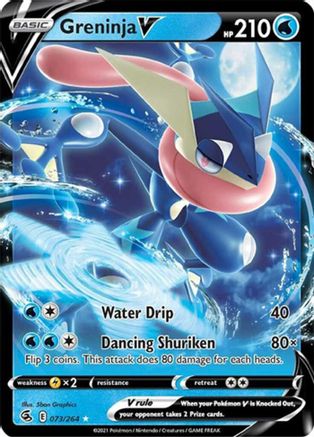Greninja V - 073/264 (Non-Holo) () [Misc: Deck Exclusives] Pokemon Single Pokémon
