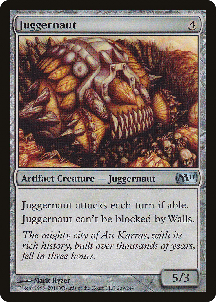 Juggernaut (M11-209) [Magic 2011] Foil MTG Single Wizards of the Coast