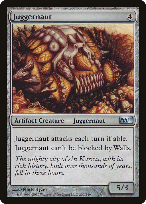 Juggernaut (M11-209) [Magic 2011] Foil MTG Single Wizards of the Coast