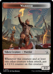 Warrior // Phyrexian Hydra (0012) Double-Sided Token [Tokens] March of the Machine Tokens MTG Single Magic: The Gathering
