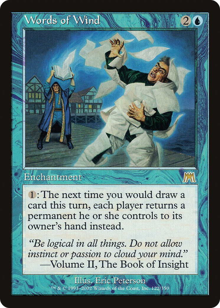 Words of Wind [Onslaught] MTG Single Magic: The Gathering