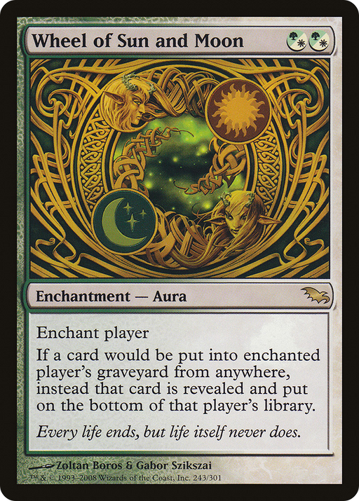 Wheel of Sun and Moon (SHM-243) [Shadowmoor] Foil MTG Single Wizards of the Coast