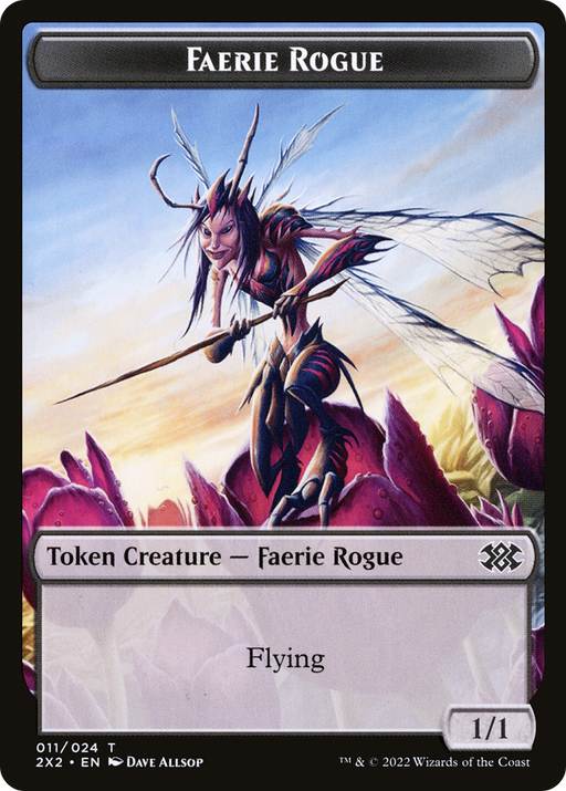 Faerie Rogue (T2X2-011) [Tokens] Double Masters 2022 Tokens Foil MTG Single Wizards of the Coast
