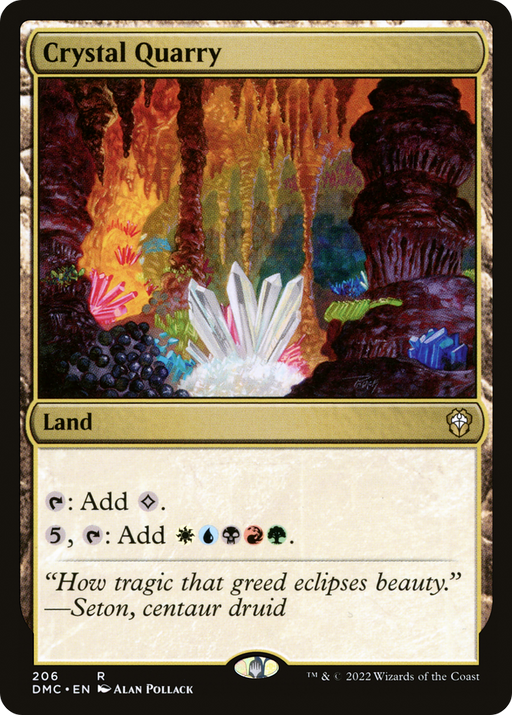 Crystal Quarry (DMC-206) [Dominaria United Commander] MTG Single Wizards of the Coast