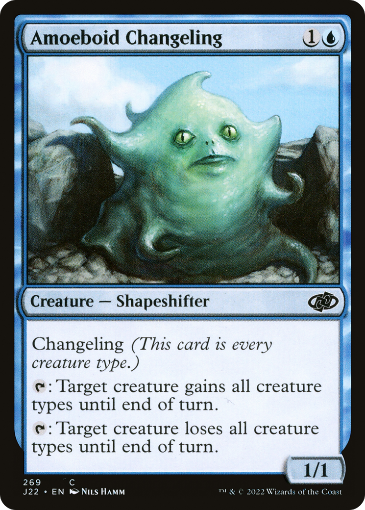 Amoeboid Changeling (J22-269) [Jumpstart 2022] MTG Single Wizards of the Coast