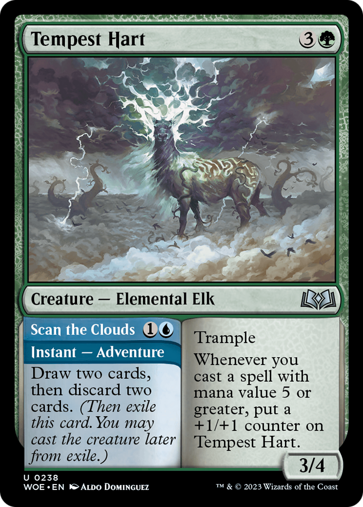 Tempest Hart (WOE-238) [Wilds of Eldraine] Foil MTG Single Wizards of the Coast
