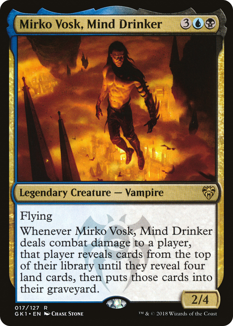 Mirko Vosk, Mind Drinker (GR1-017) [Misc] GRN Guild Kit MTG Single Wizards of the Coast