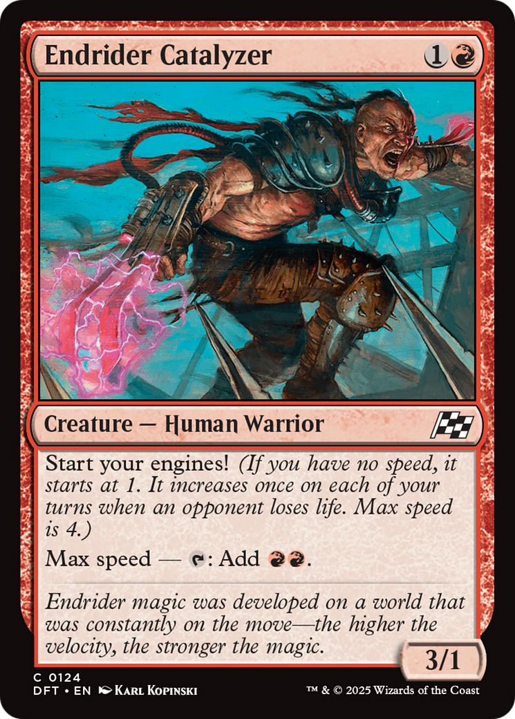 Endrider Catalyzer (DFT-124) [Aetherdrift] Foil MTG Single Wizards of the Coast