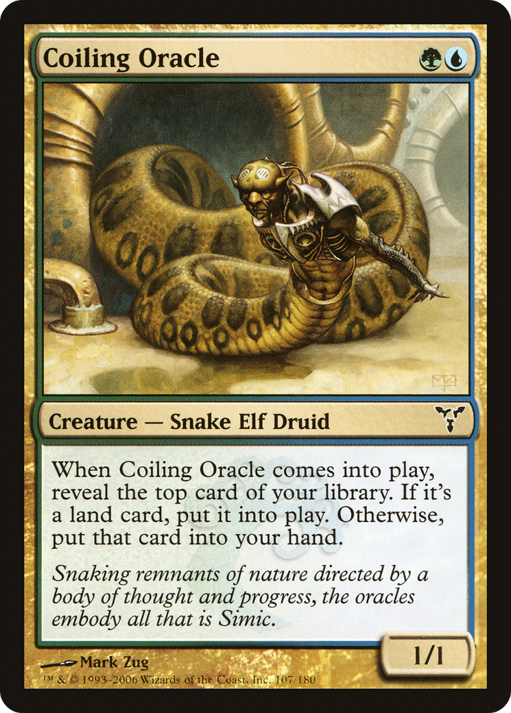 Coiling Oracle (DIS-107) [Dissension] Foil MTG Single Wizards of the Coast