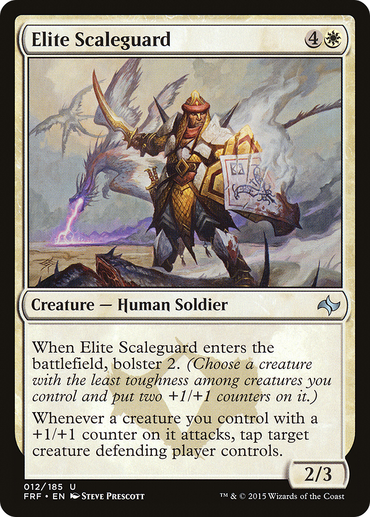 Elite Scaleguard (FRF-012) [Fate Reforged] Foil MTG Single Wizards of the Coast