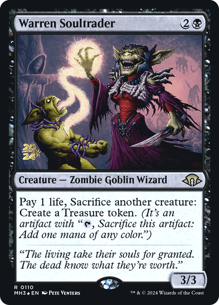 Warren Soultrader (PRE-110) [Modern Horizons 3 Promos] Foil MTG Single Wizards of the Coast