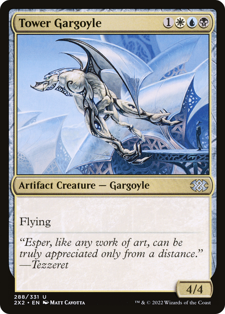 Tower Gargoyle (2X2-288) [Double Masters 2022] MTG Single Wizards of the Coast