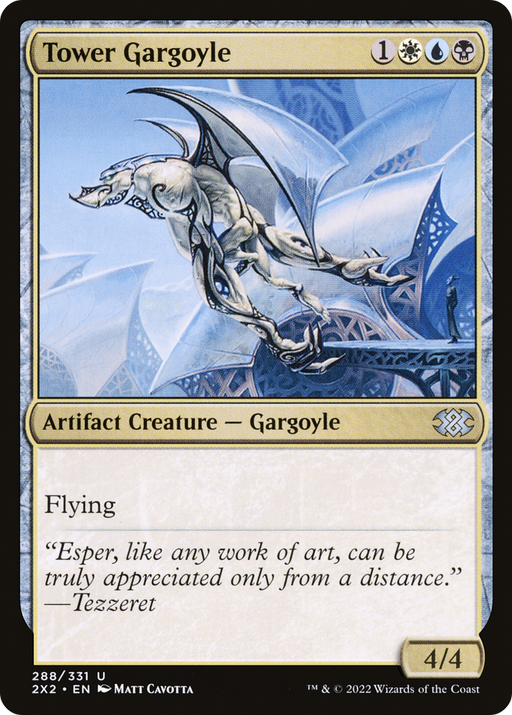 Tower Gargoyle (2X2-288) [Double Masters 2022] MTG Single Wizards of the Coast