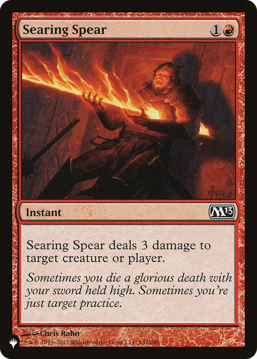 Searing Spear (LIST-147/249) [Mystery Booster] The List MTG Single Wizards of the Coast