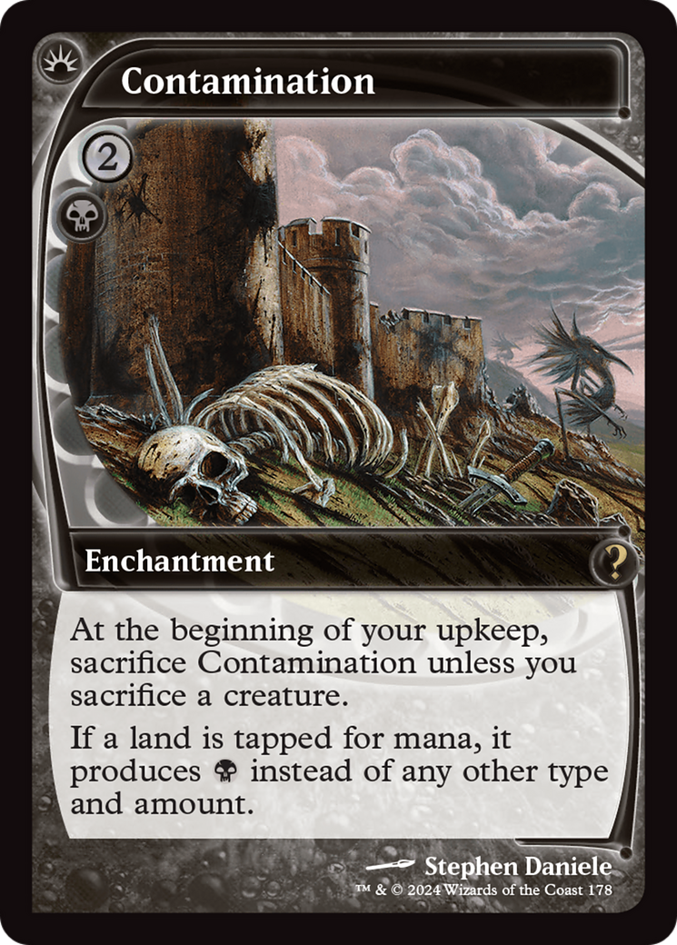 Contamination (Future Sight) (MB2-178) [Mystery Booster] Mystery Booster 2 Foil MTG Single Wizards of the Coast
