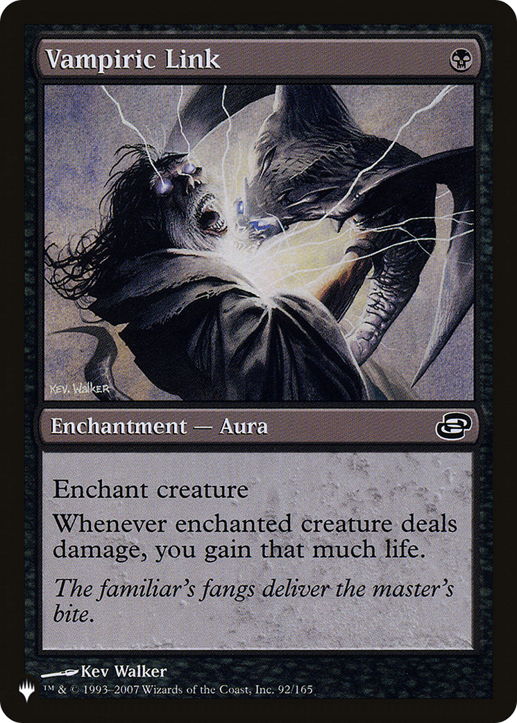 Vampiric Link (LIST-92/165) [Mystery Booster] The List (colorshifted) MTG Single Wizards of the Coast