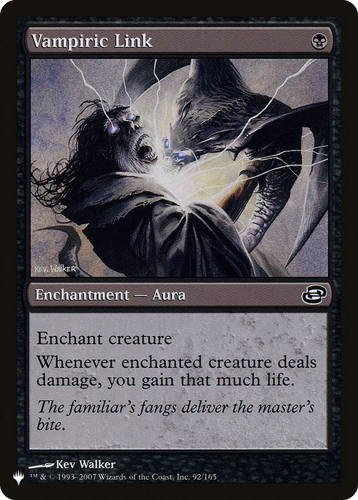 Vampiric Link (LIST-92/165) [Mystery Booster] The List (colorshifted) MTG Single Wizards of the Coast
