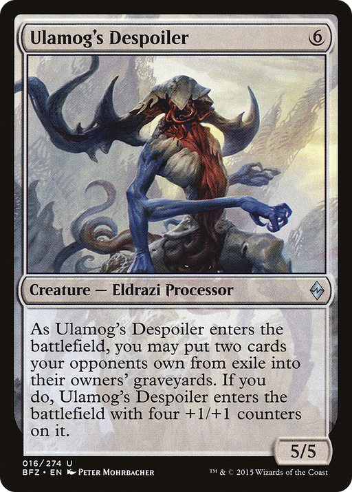 Ulamog's Despoiler (BFZ-016) [Battle for Zendikar] MTG Single Wizards of the Coast