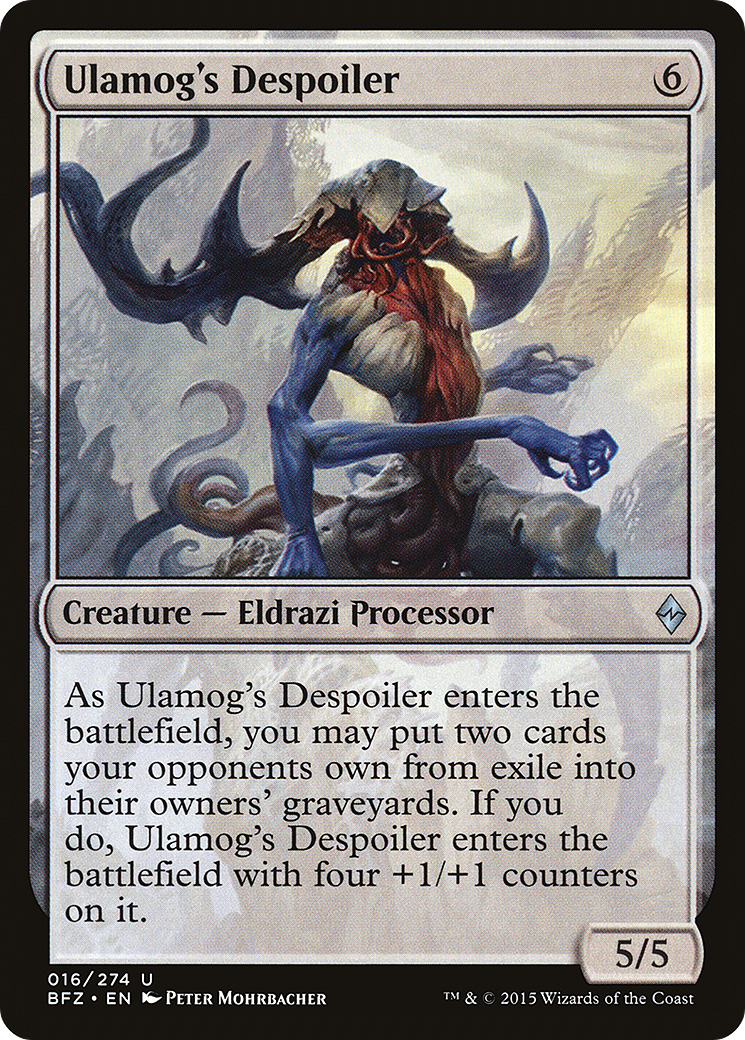 Ulamog's Despoiler (BFZ-016) [Battle for Zendikar] Foil MTG Single Wizards of the Coast