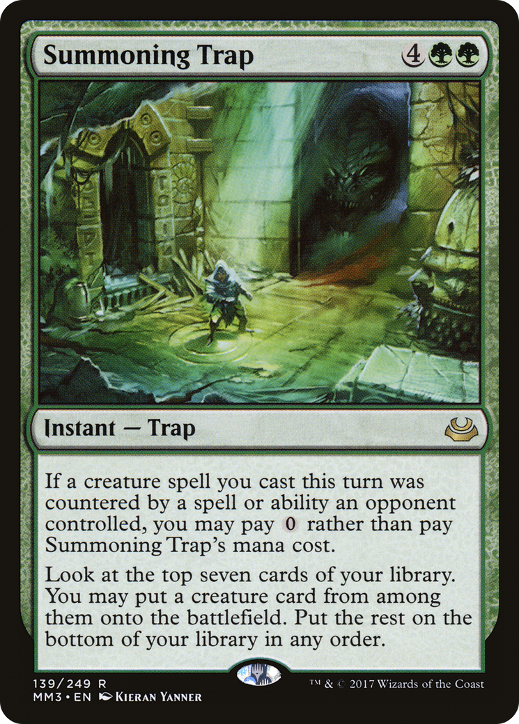 Summoning Trap (MM3-139) [Modern Masters 2017] Foil MTG Single Modern Masters 2017