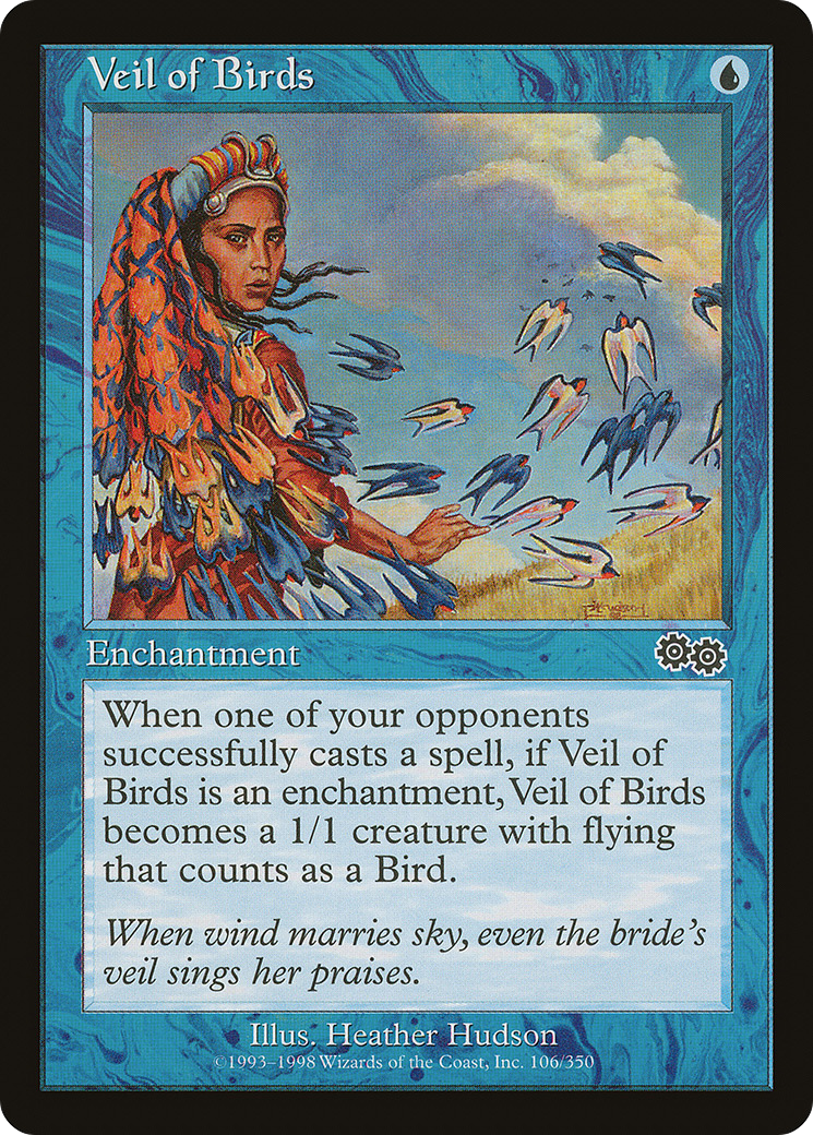 Veil of Birds (USG-106) [Urza's Saga] MTG Single Wizards of the Coast
