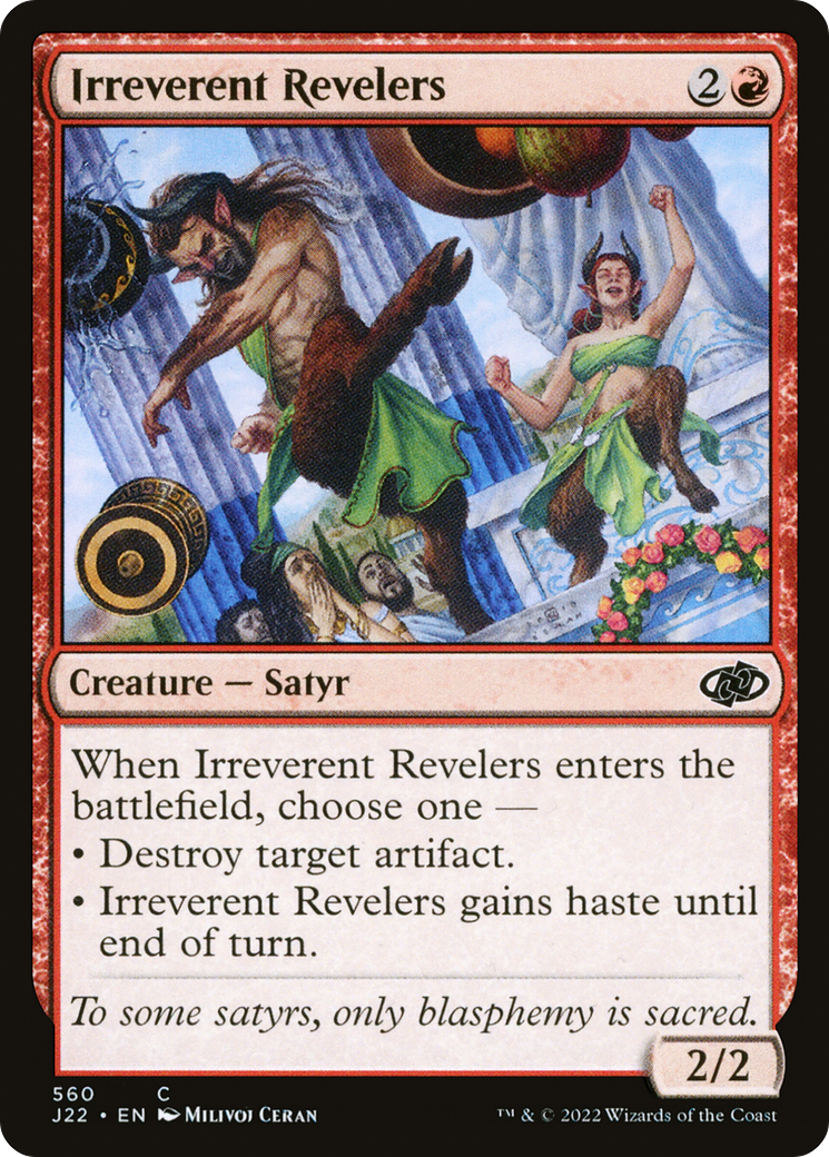 Irreverent Revelers (J22-560) [Jumpstart 2022] MTG Single Wizards of the Coast