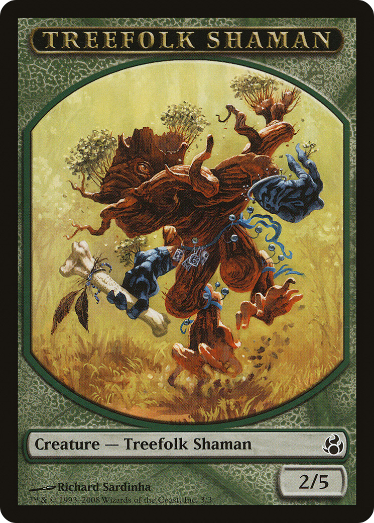 Treefolk Shaman Token (MOR-003) [Tokens] Morningtide Tokens MTG Single Wizards of the Coast
