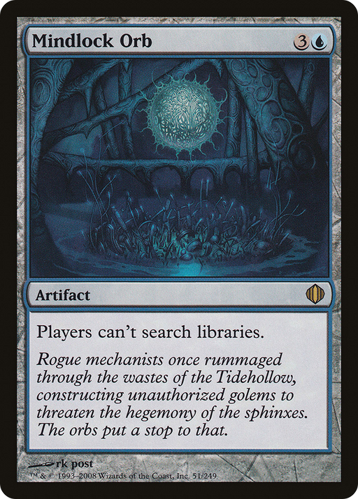 Mindlock Orb (ALA-051) [Shards of Alara] Foil MTG Single Wizards of the Coast