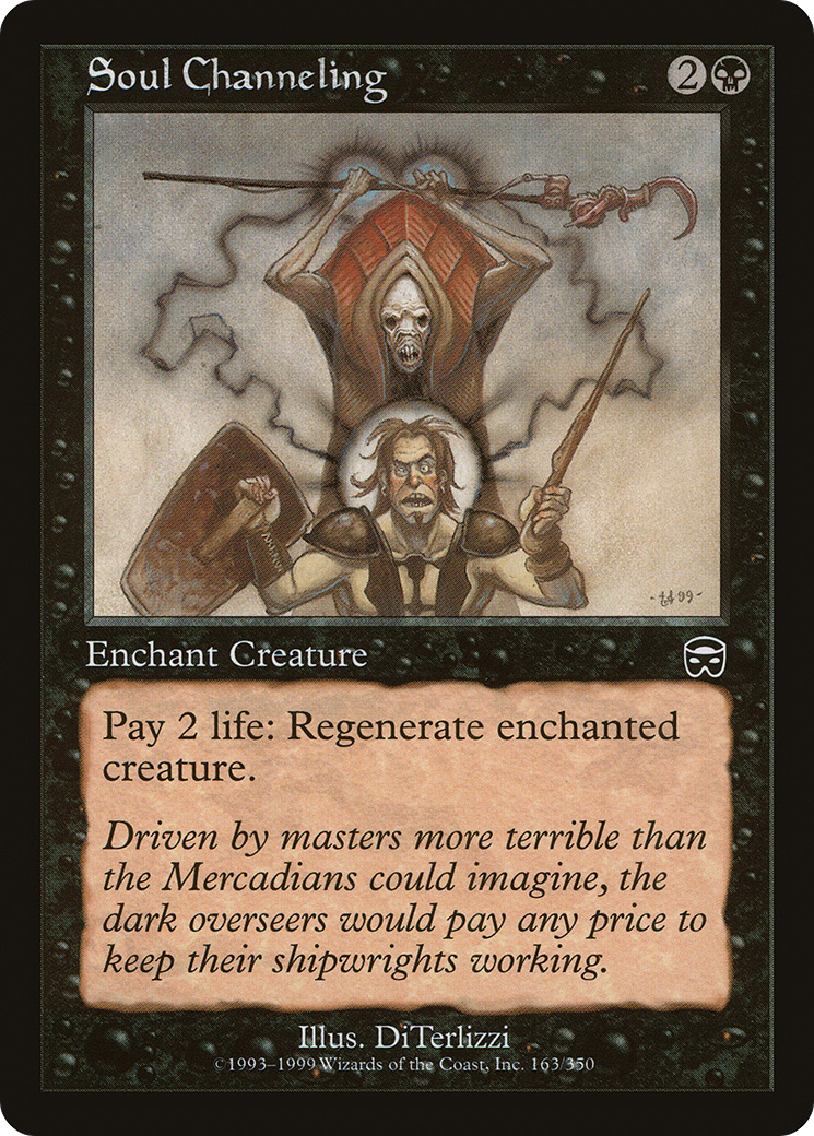 Soul Channeling (MMQ-163) [Mercadian Masques] Foil MTG Single Wizards of the Coast