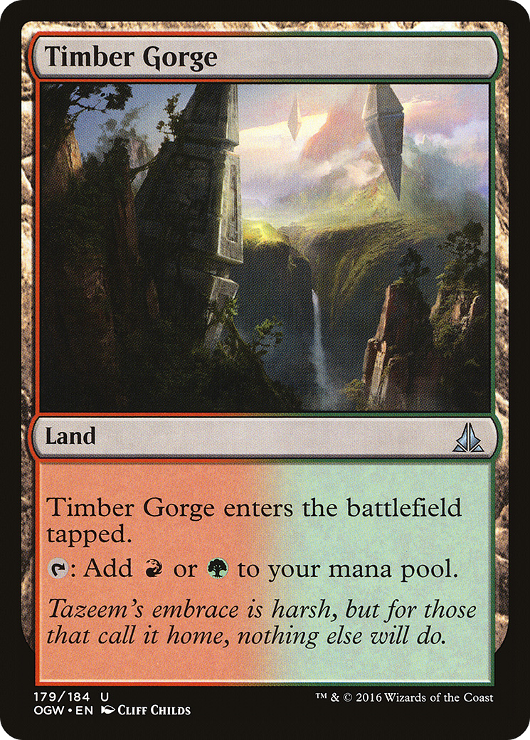 Timber Gorge (OGW-179) [Oath of the Gatewatch] MTG Single Wizards of the Coast