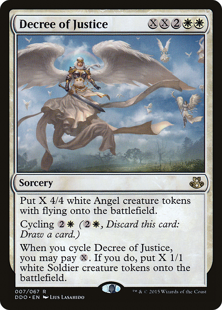 Decree of Justice (DDO-007) [Misc] Duel Decks: Elspeth vs. Kiora MTG Single Wizards of the Coast