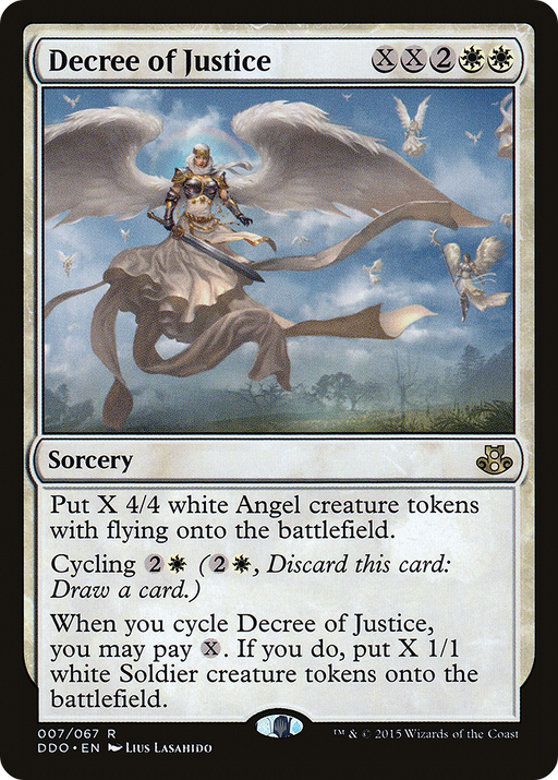Decree of Justice (DDO-007) [Misc] Duel Decks: Elspeth vs. Kiora MTG Single Wizards of the Coast