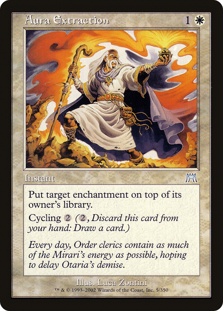 Aura Extraction (ONS-005) [Onslaught] Foil MTG Single Wizards of the Coast