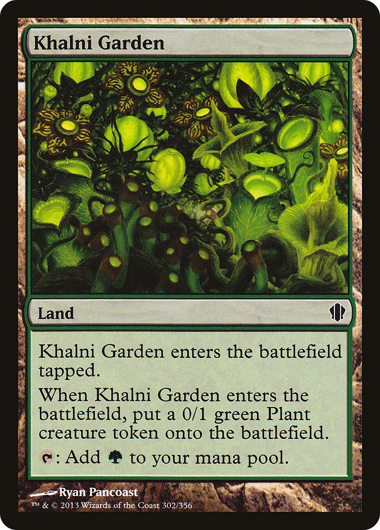 Khalni Garden (C13-302) [Commander 2013] MTG Single Wizards of the Coast
