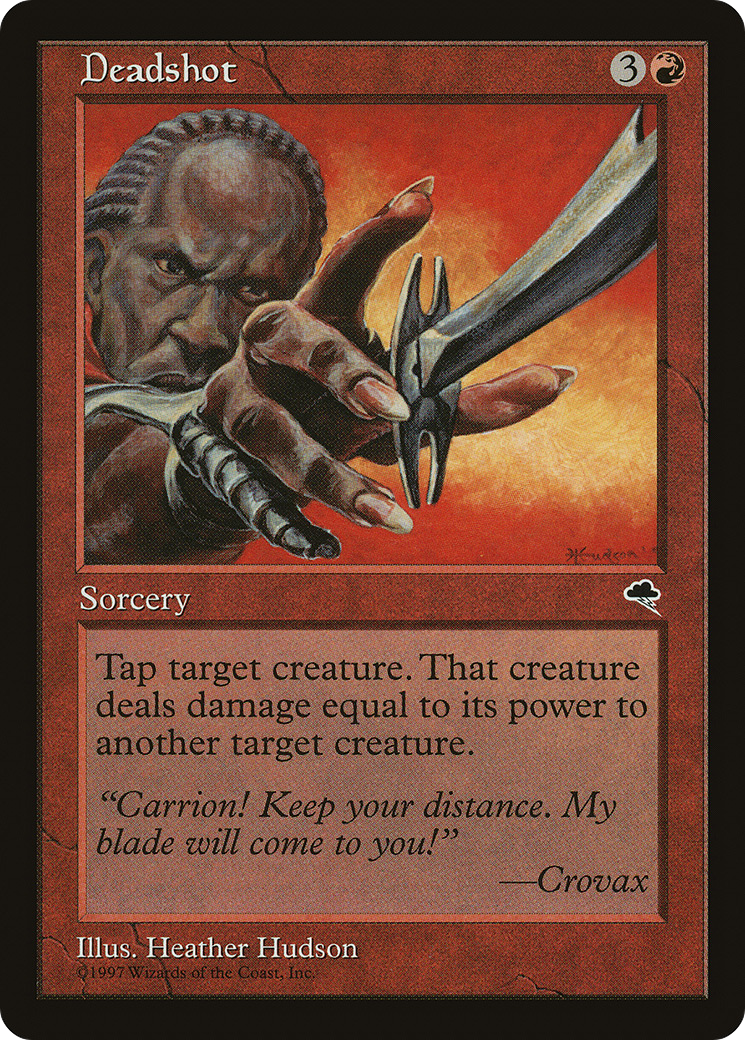 Deadshot (TMP-170) [Tempest] MTG Single Wizards of the Coast