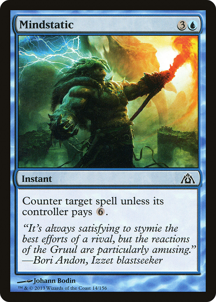 Mindstatic (DGM-014) [Dragon's Maze] MTG Single Wizards of the Coast